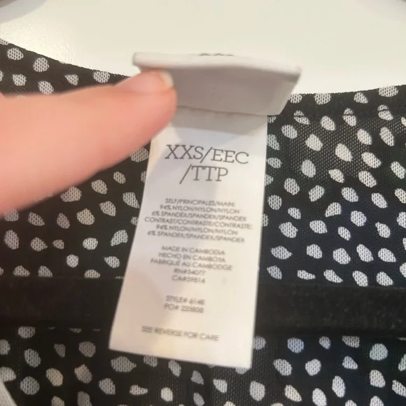 Cabi Celebrate Reversible Midi Dress Women’s Size XXS Floral Dot Mesh 6148 - Picture 4 of 10